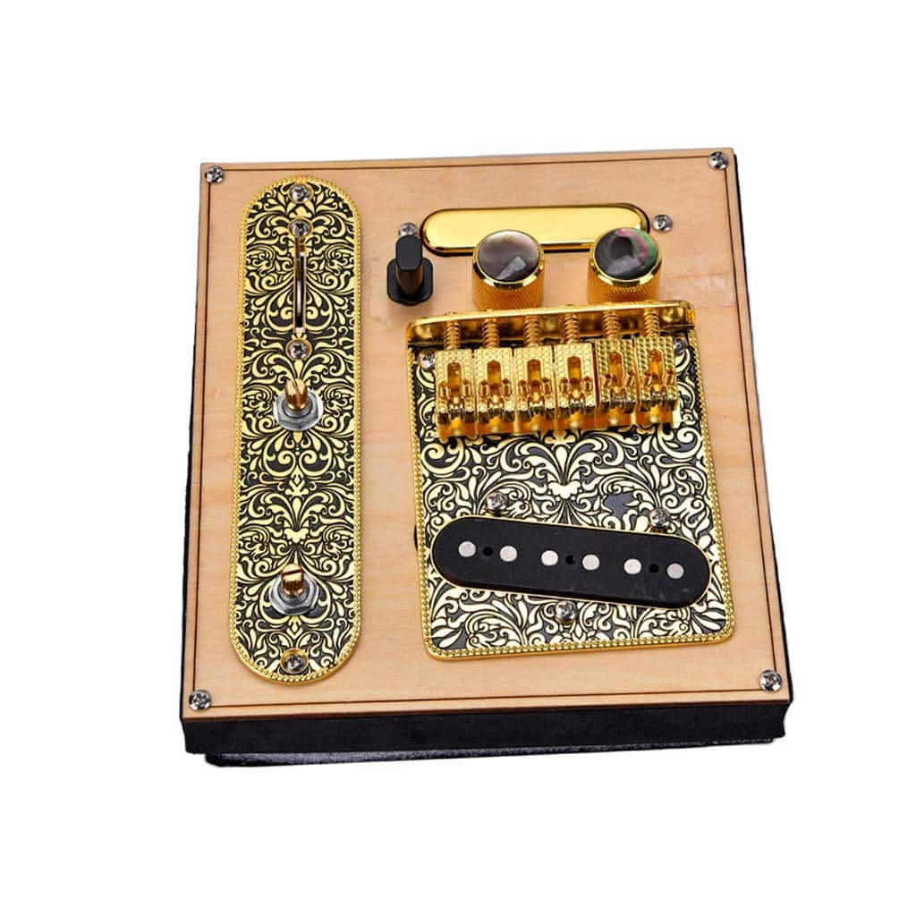 Placa de Puente de Montura de 6 Cuerdas Alnicov, Placa de - Imagen 9