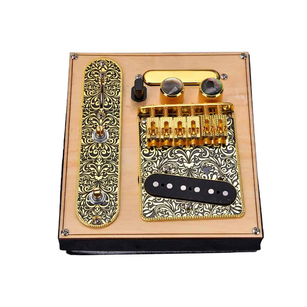 Placa de Puente de Montura de 6 Cuerdas Alnicov, Placa de - Imagen 4