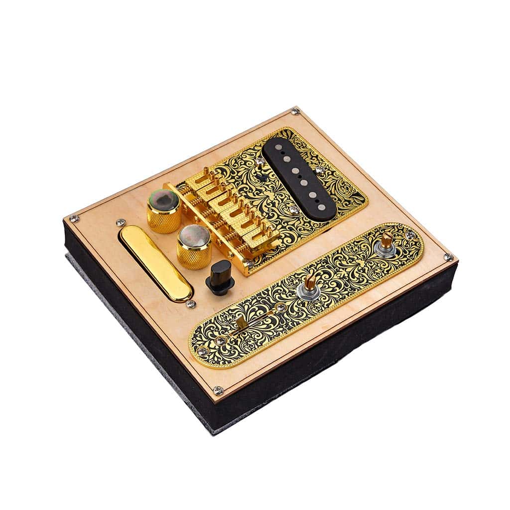 Placa de Puente de Montura de 6 Cuerdas Alnicov, Placa de