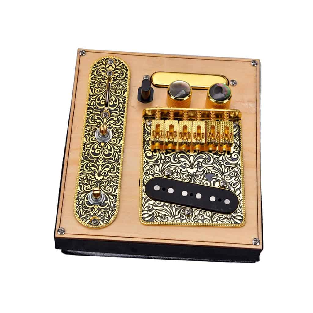 Placa de Puente de Montura de 6 Cuerdas Alnicov, Placa de - Imagen 8