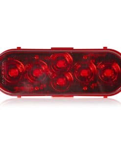 Luz roja ovalada Maxxima M63348R-MH 6 LED Stop/Tail/Turn