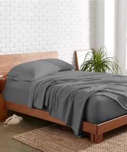 Bare Home Juego de Sábanas de Jersey de Algodón Orgánico