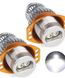 VANJING 2PCS 10W 7000K BMW LED Angel Eyes Halo Light Bulb