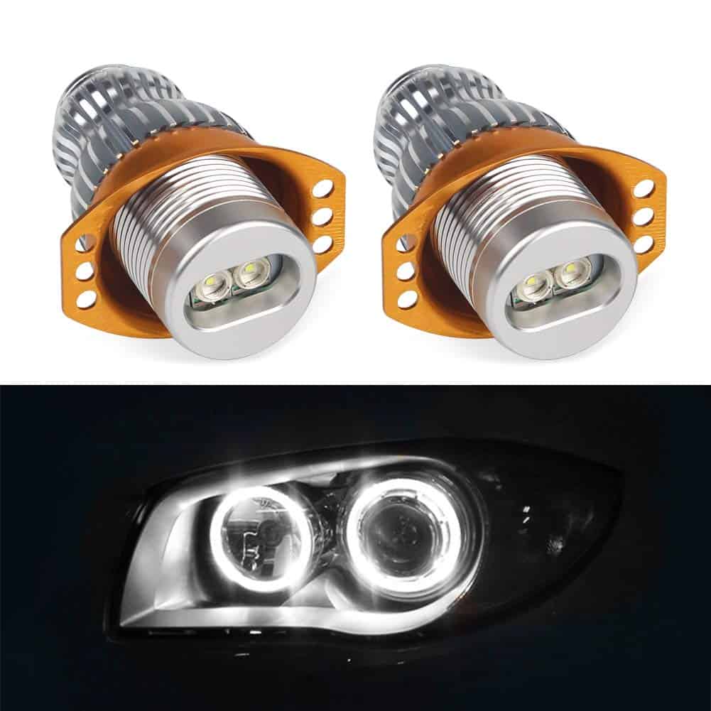 VANJING 2PCS 10W 7000K BMW LED Angel Eyes Halo Light Bulb - Imagen 4