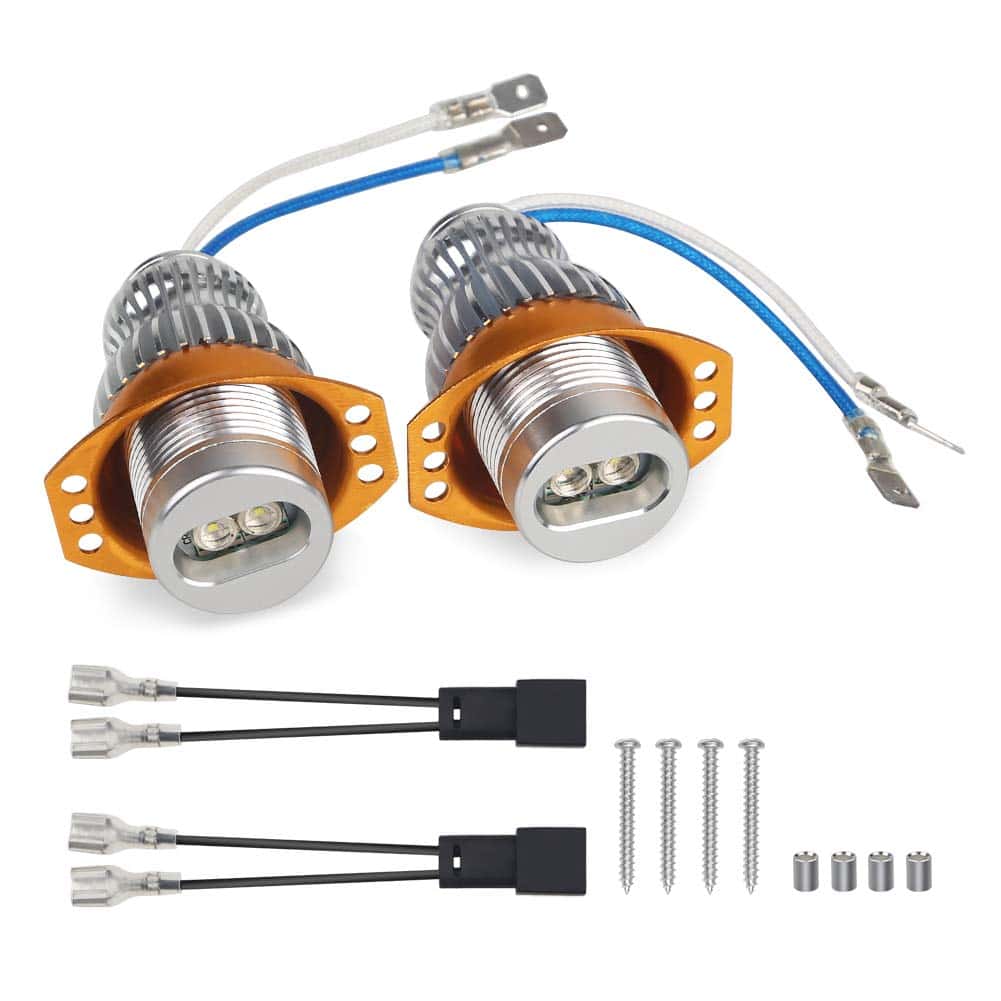 VANJING 2PCS 10W 7000K BMW LED Angel Eyes Halo Light Bulb - Imagen 6