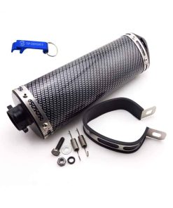 TC-Motor 38mm Silenciador de Escape con Abrazadera