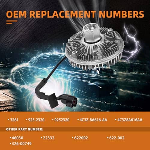 Embrague del ventilador del motor eléctrico TOPAZ 3261 de - Imagen 4