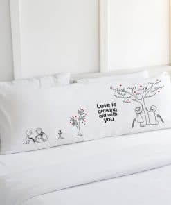 Funda de Almohada BoldLoft Grow Old with You - Regalos de