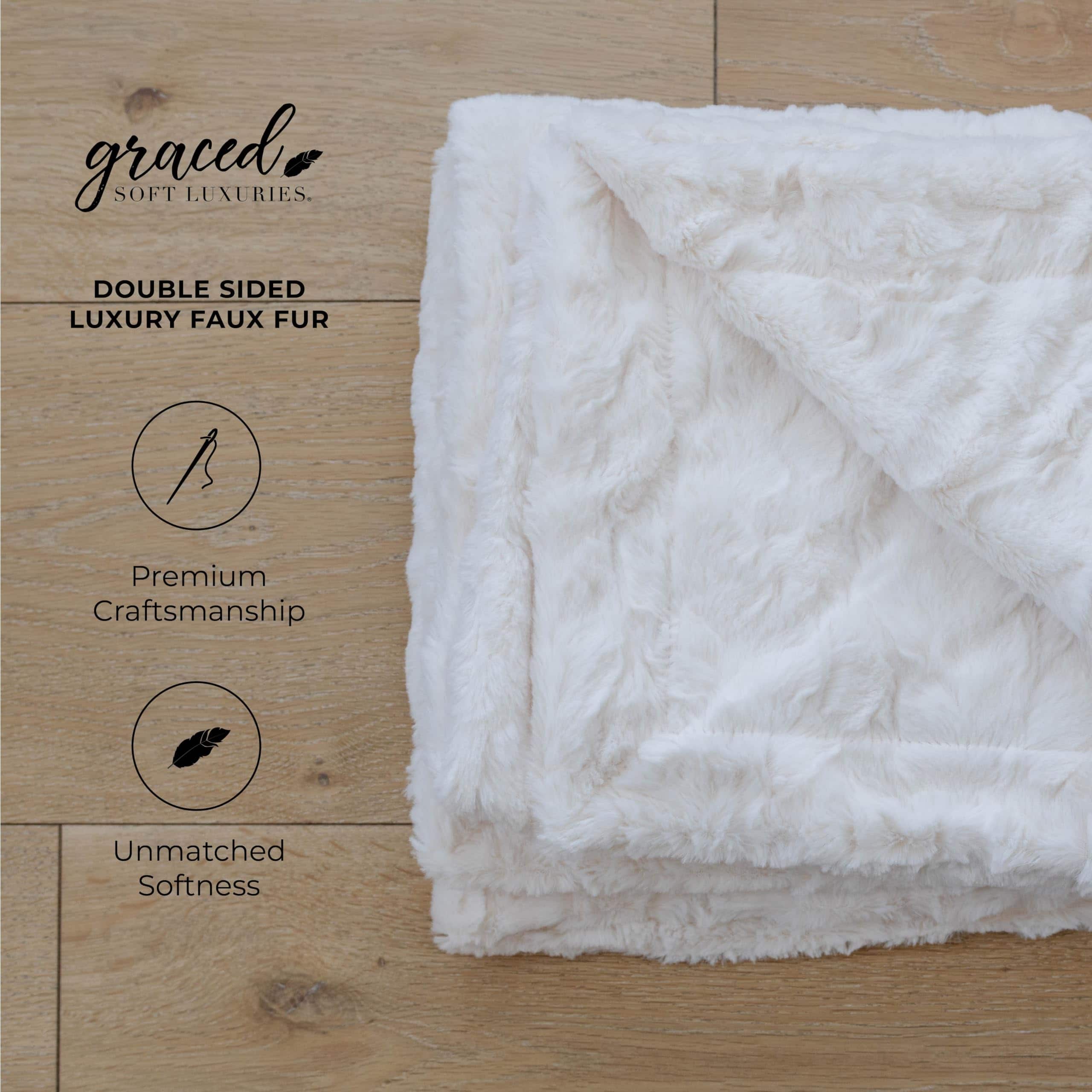 Manta de Lana GRACED SOFT LUXURIES Suave, Cálida, Elegante - Imagen 6