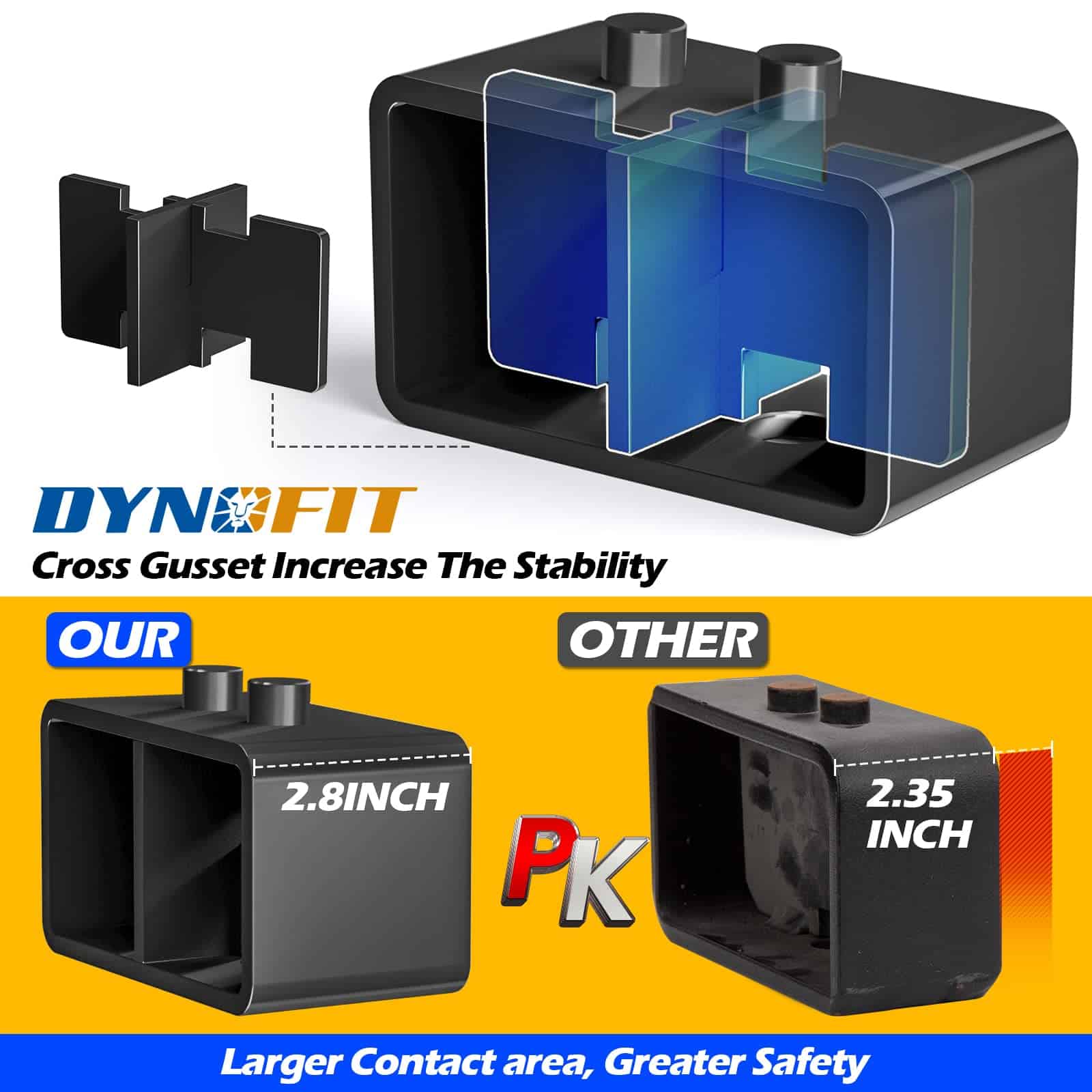 Kit de Bloque Posterior de Nivelación de 3'' Dynofit para - Imagen 6