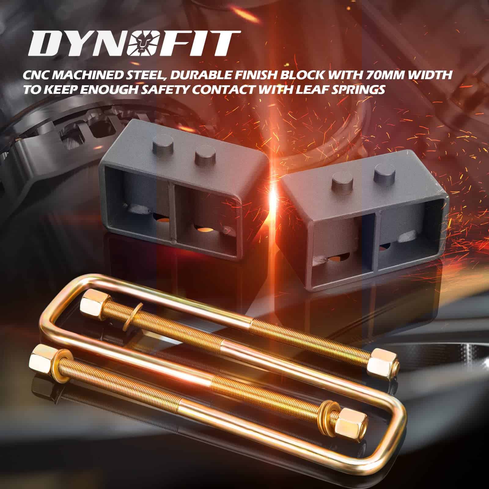 Kit de Bloque Posterior de Nivelación de 3'' Dynofit para - Imagen 3