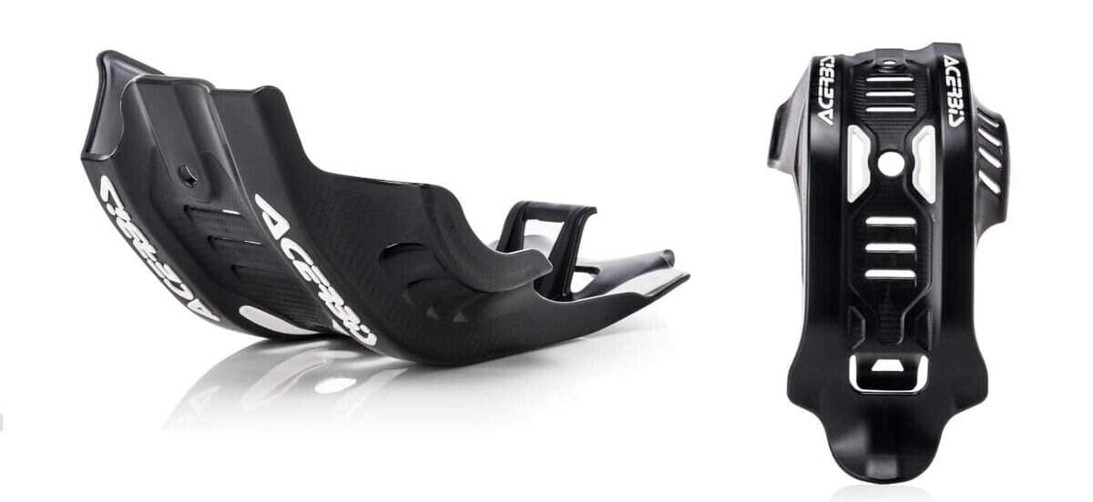 19 KTM 450SXF: Acerbis Glide Plate (NEGRO/BLANCO)