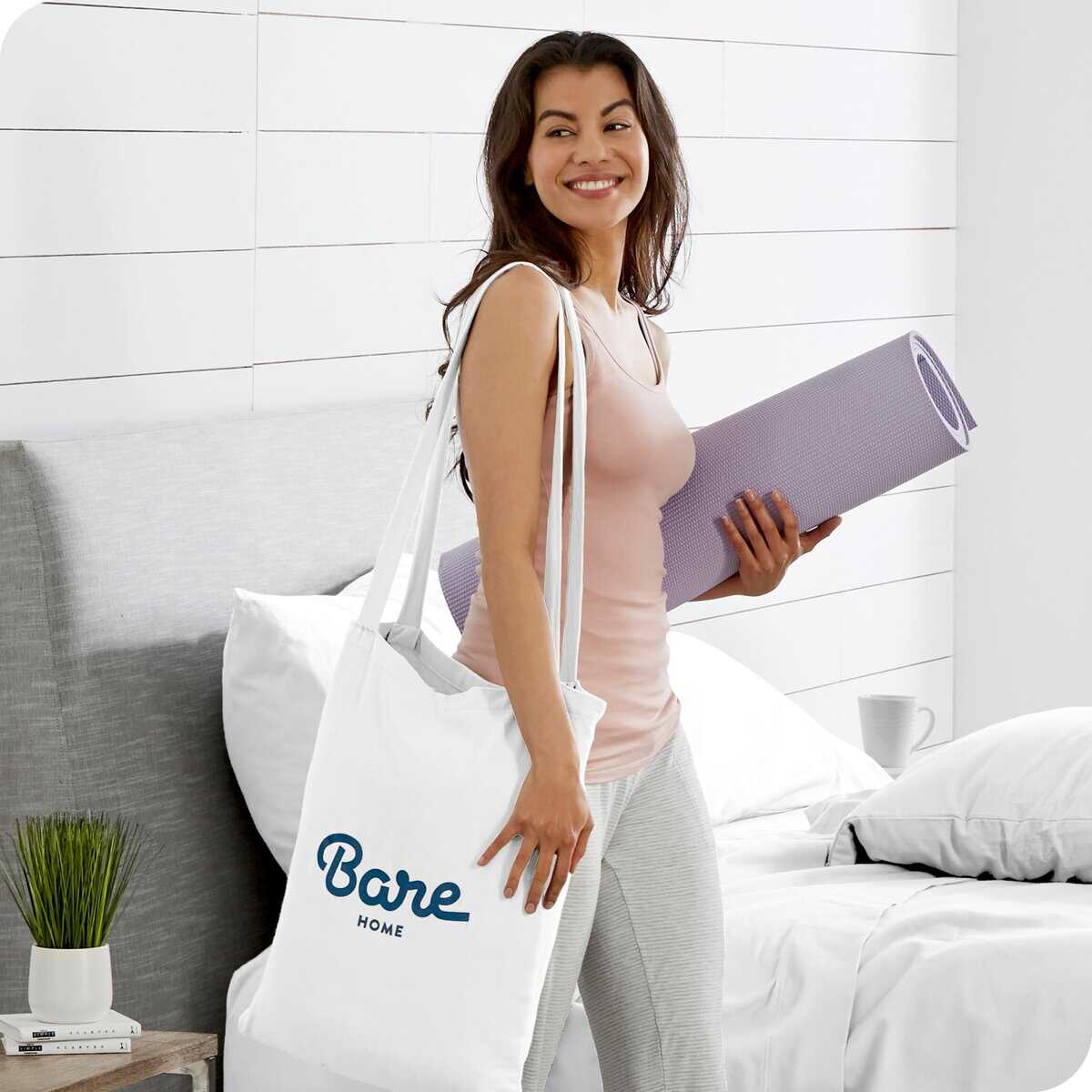 Juego de sábanas 100% algodón orgánico Bare -Blanco - Imagen 10