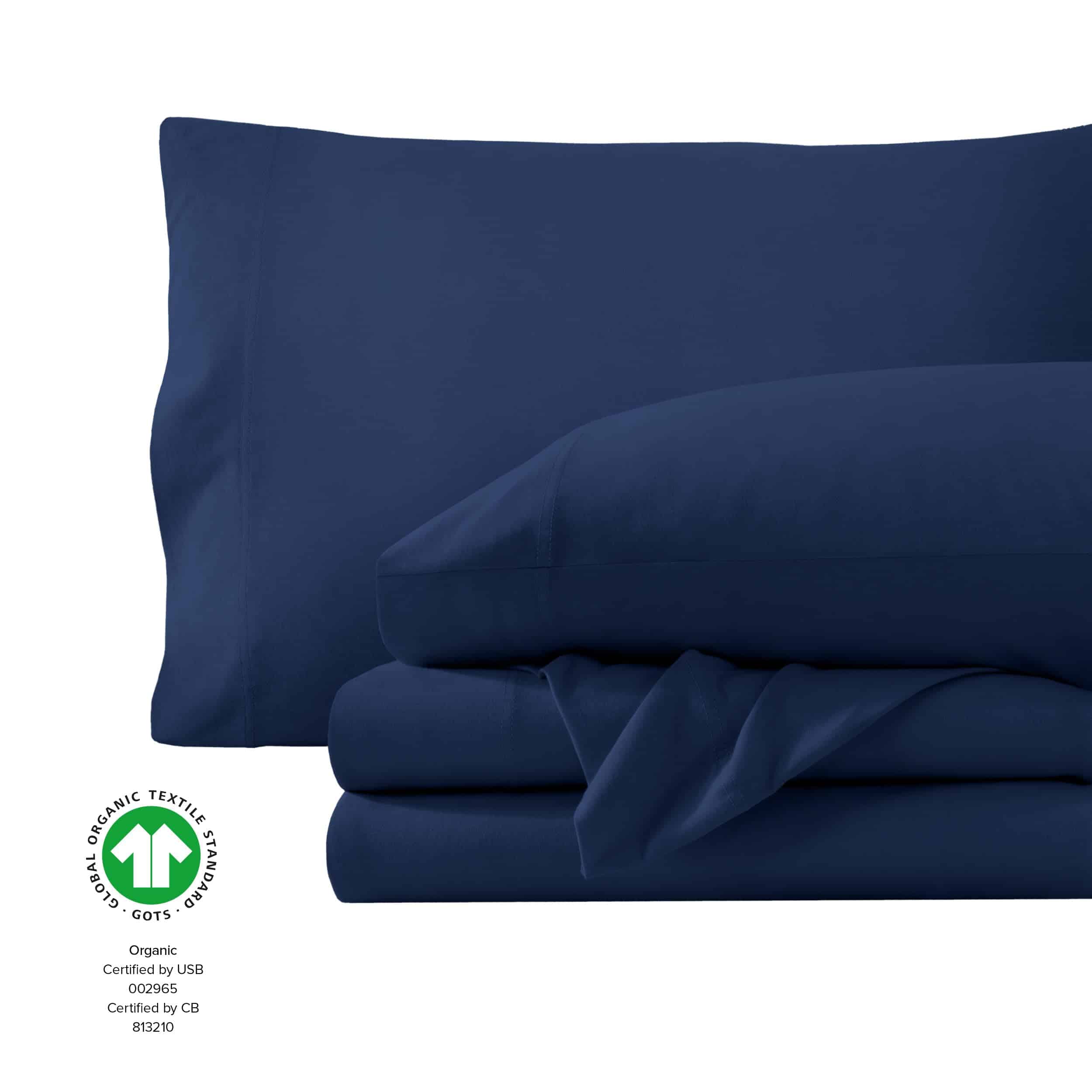 Juego de sábanas de algodón orgánico al 100% Bare Home, - Imagen 6