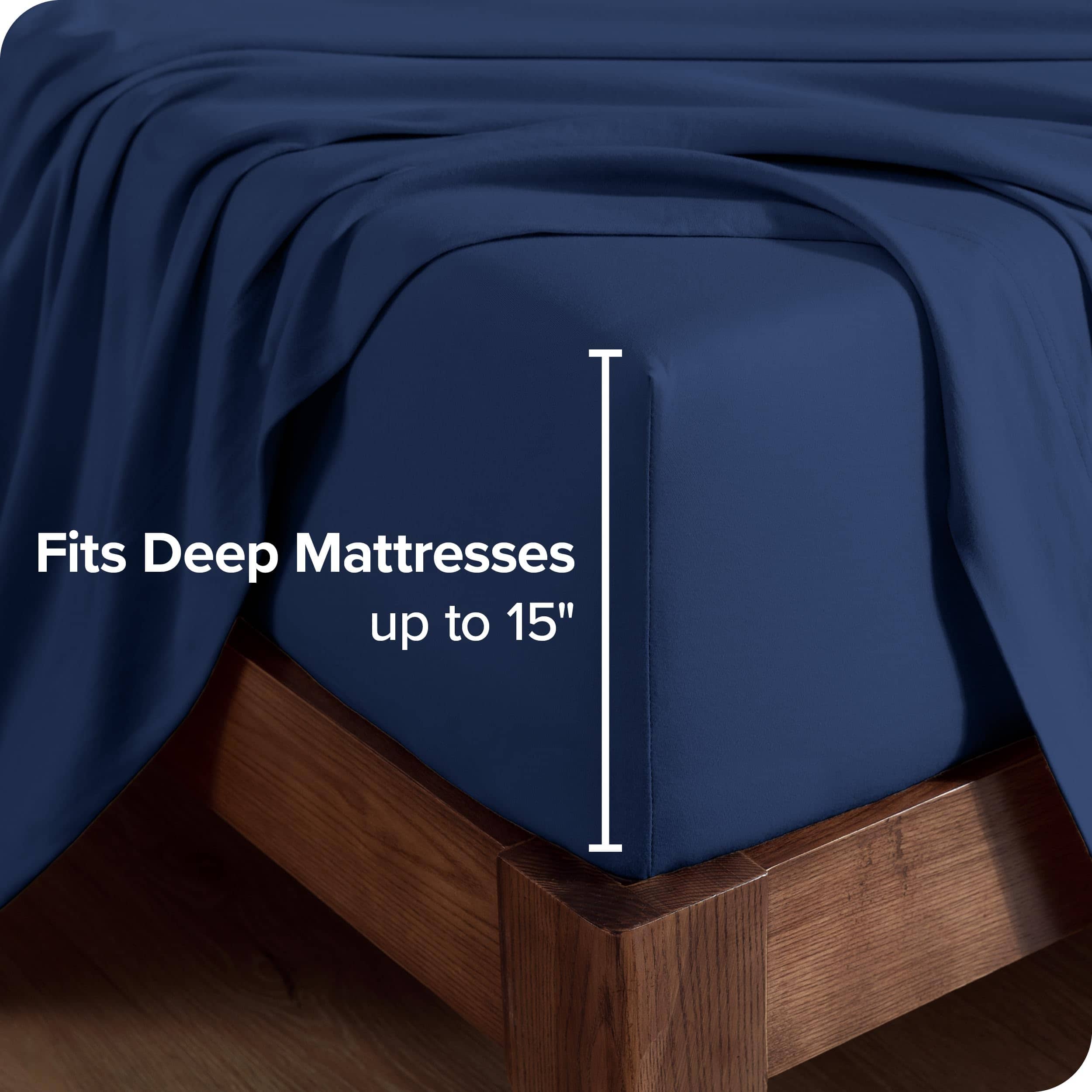 Juego de sábanas de algodón orgánico al 100% Bare Home, - Imagen 3