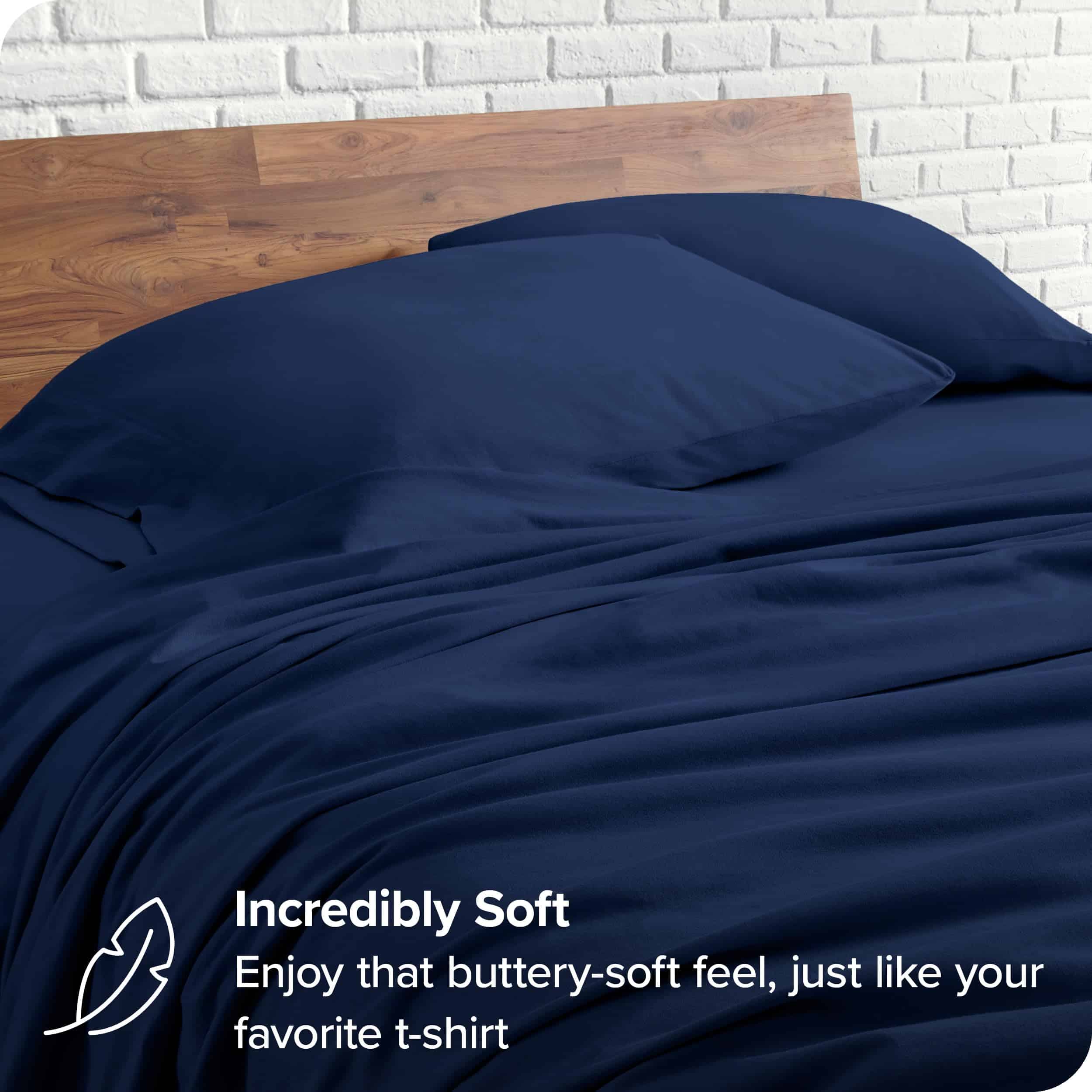 Juego de sábanas de algodón orgánico al 100% Bare Home, - Imagen 4