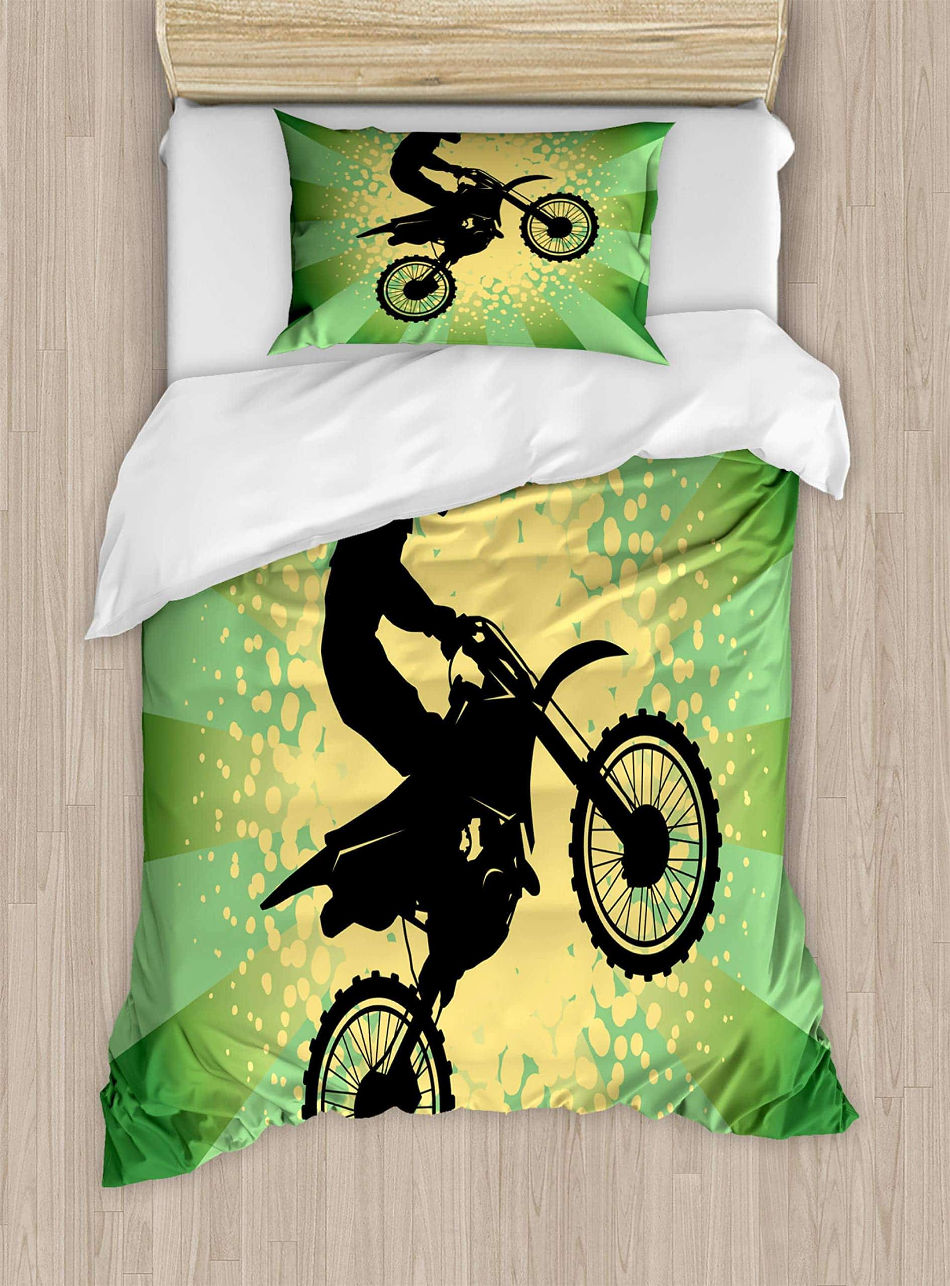 Juego de Funda nórdica para Moto de Tierra Lunarable, Rayos