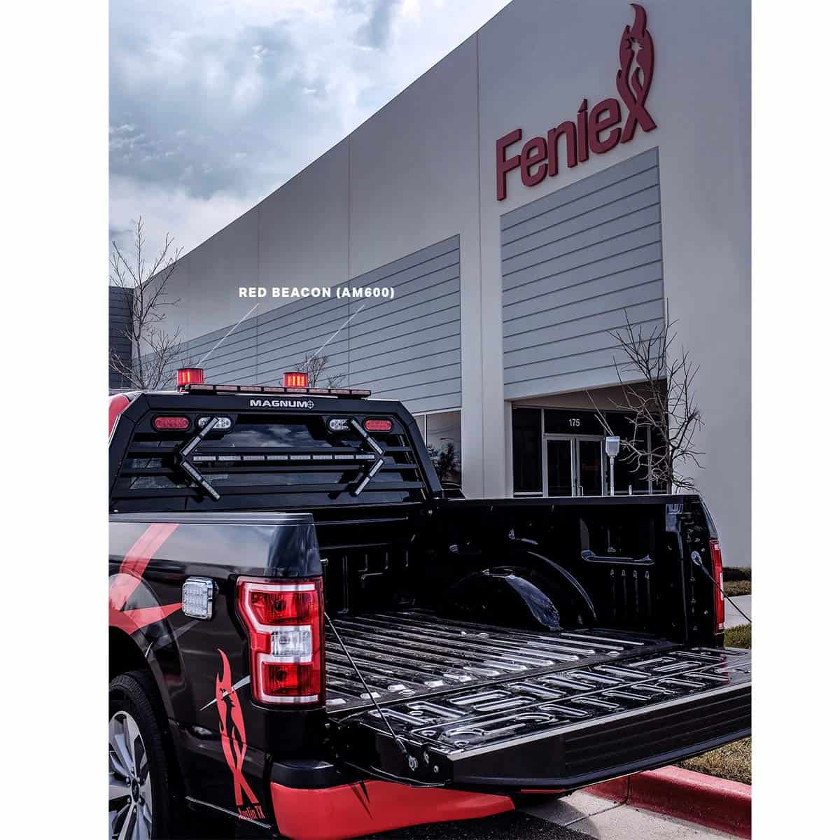 Faro giratorio LED de alta intensidad Feniex -Rojo - Imagen 4