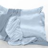 Fundas de Almohada Estándar de Satén Morning Blue de PJ