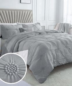 Set de edredón gris Swift Home Twin/Twin XL - Juego de ropa