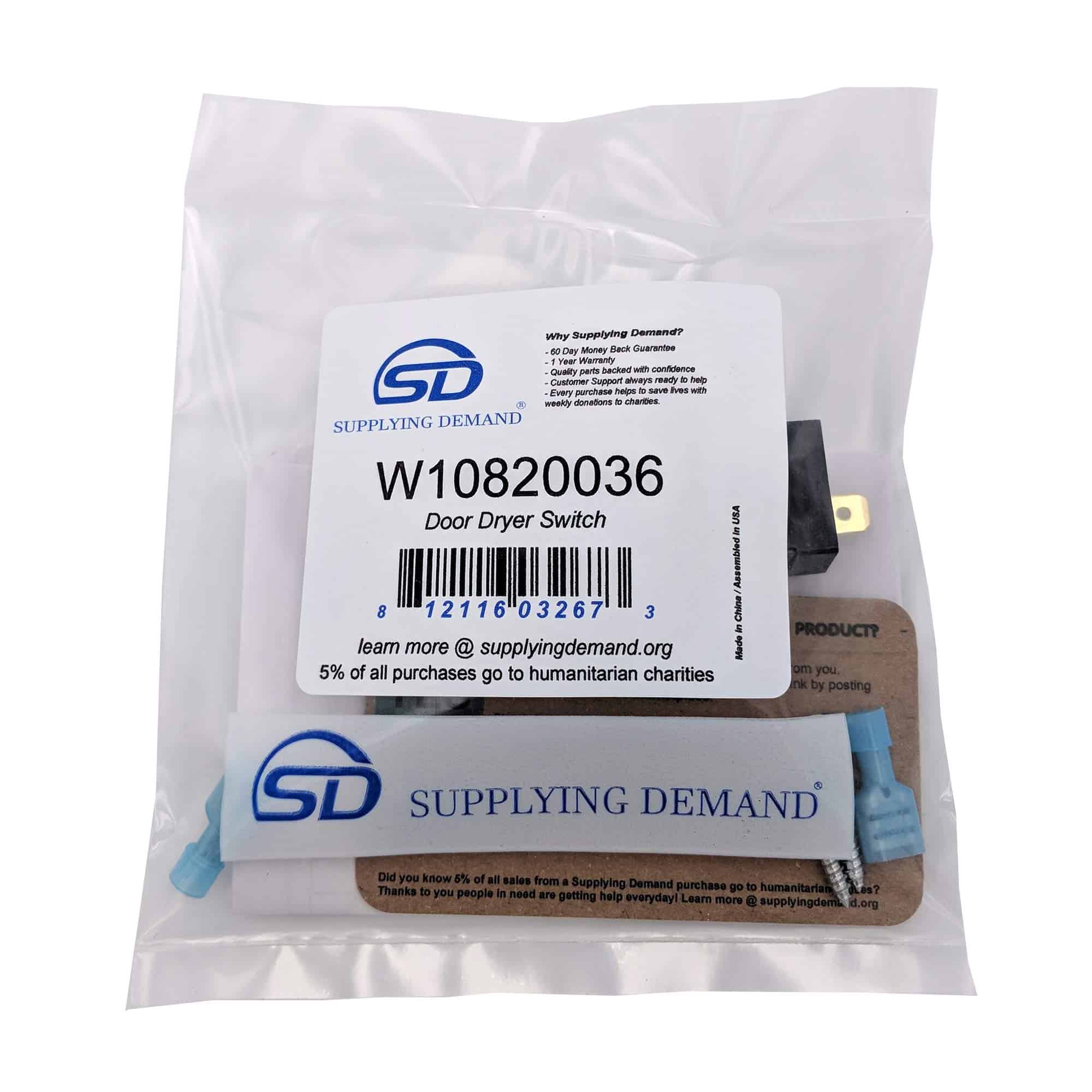 Interruptor de puerta de secadora para lavadora de ropa - Imagen 7