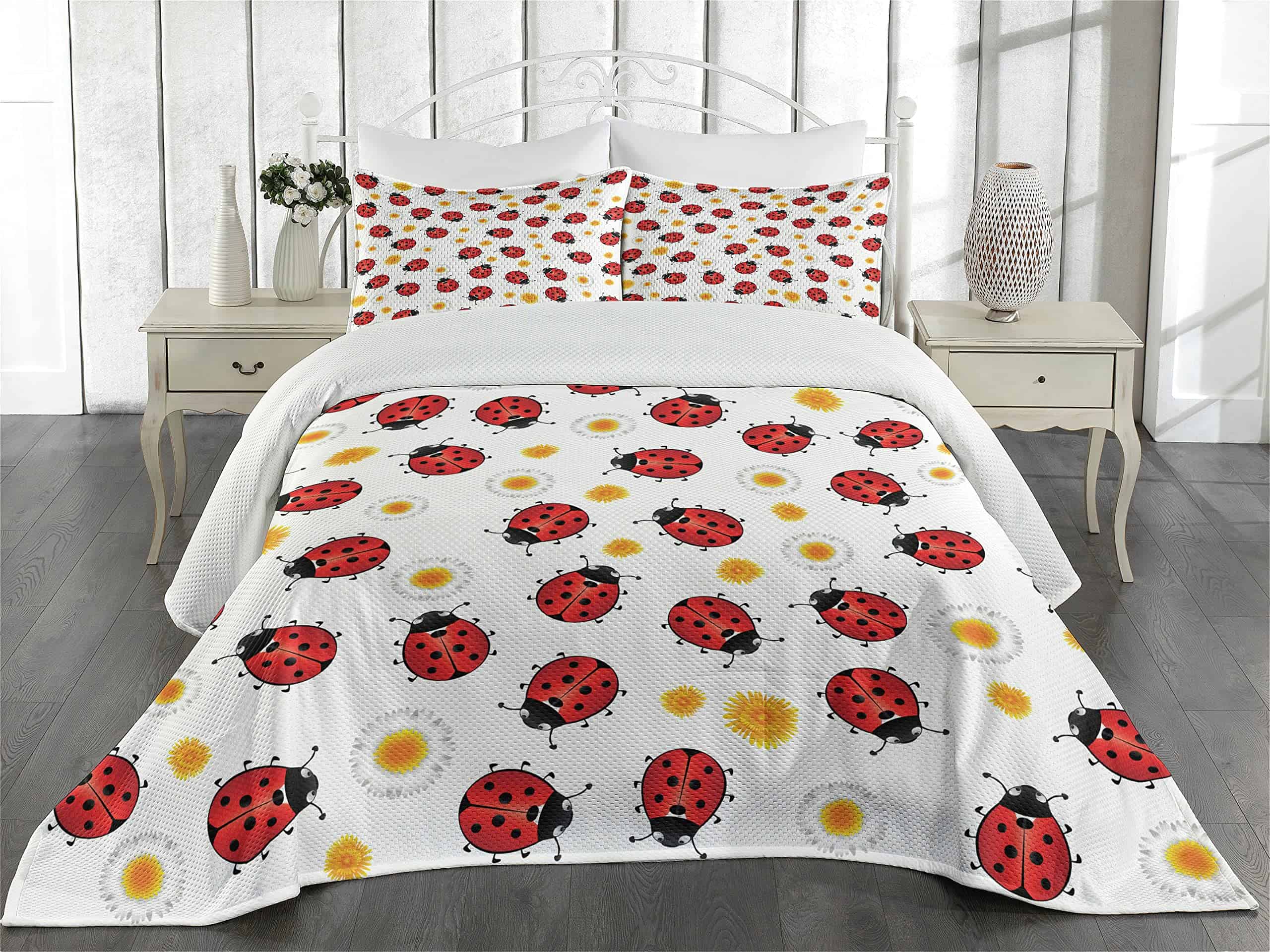 Set de colchas Lunarable Ladybugs tamaño Queen, Motivo de - Imagen 3