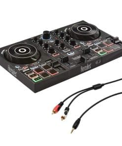 Controlador Hercules DJ Control Inpulse 200 con Cable Y RCA