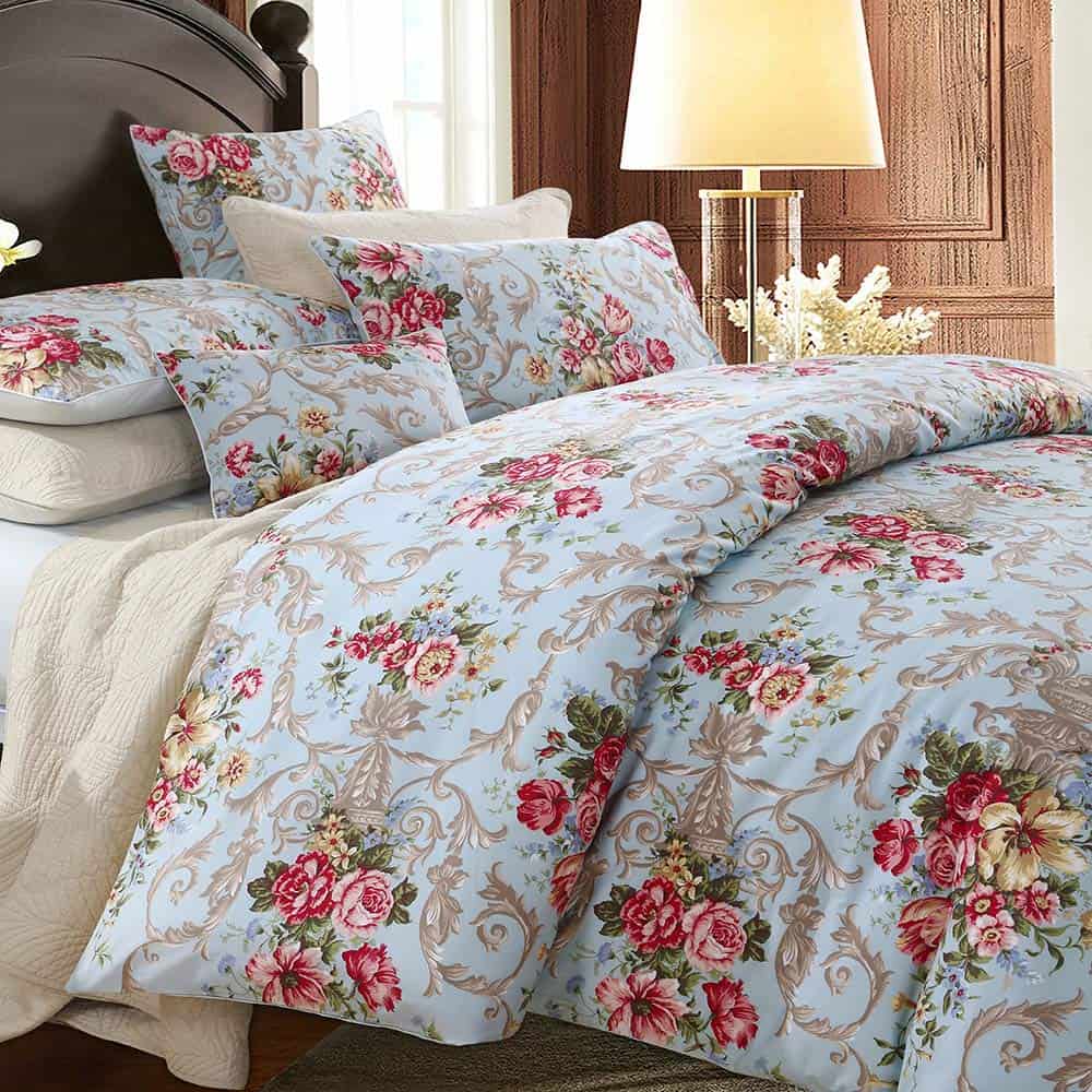 Juego de Ropa de Cama Softta Boho Chic Shabby Floral