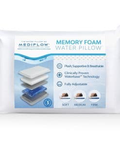 Almohada de Agua con Espuma de Memoria Mediflow -