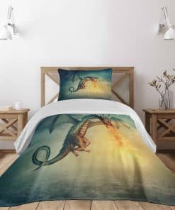 Cubrecama Fantasía Lunarable, Dragón en el Cielo una