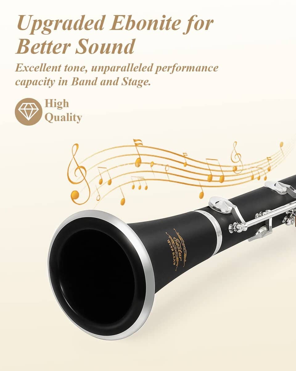 Clarinete B Flat Eastar para Principiantes Intermedios, - Imagen 3