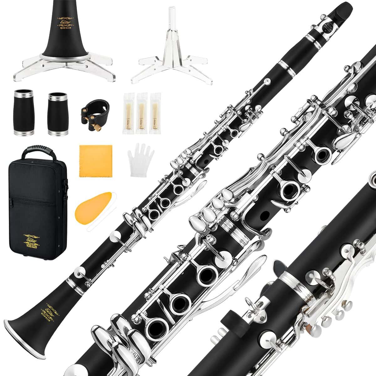 Clarinete B Flat Eastar para Principiantes Intermedios,