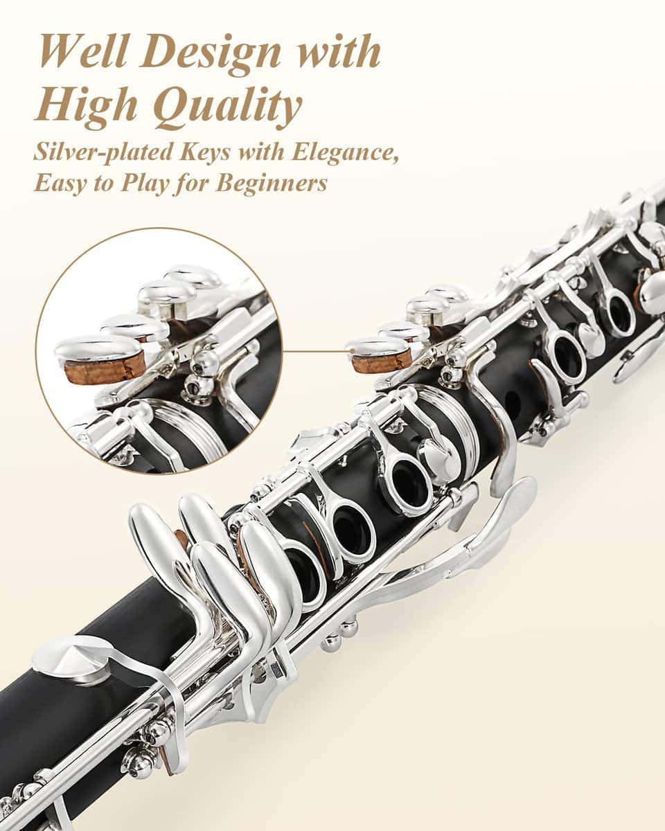 Clarinete B Flat Eastar para Principiantes Intermedios, - Imagen 4