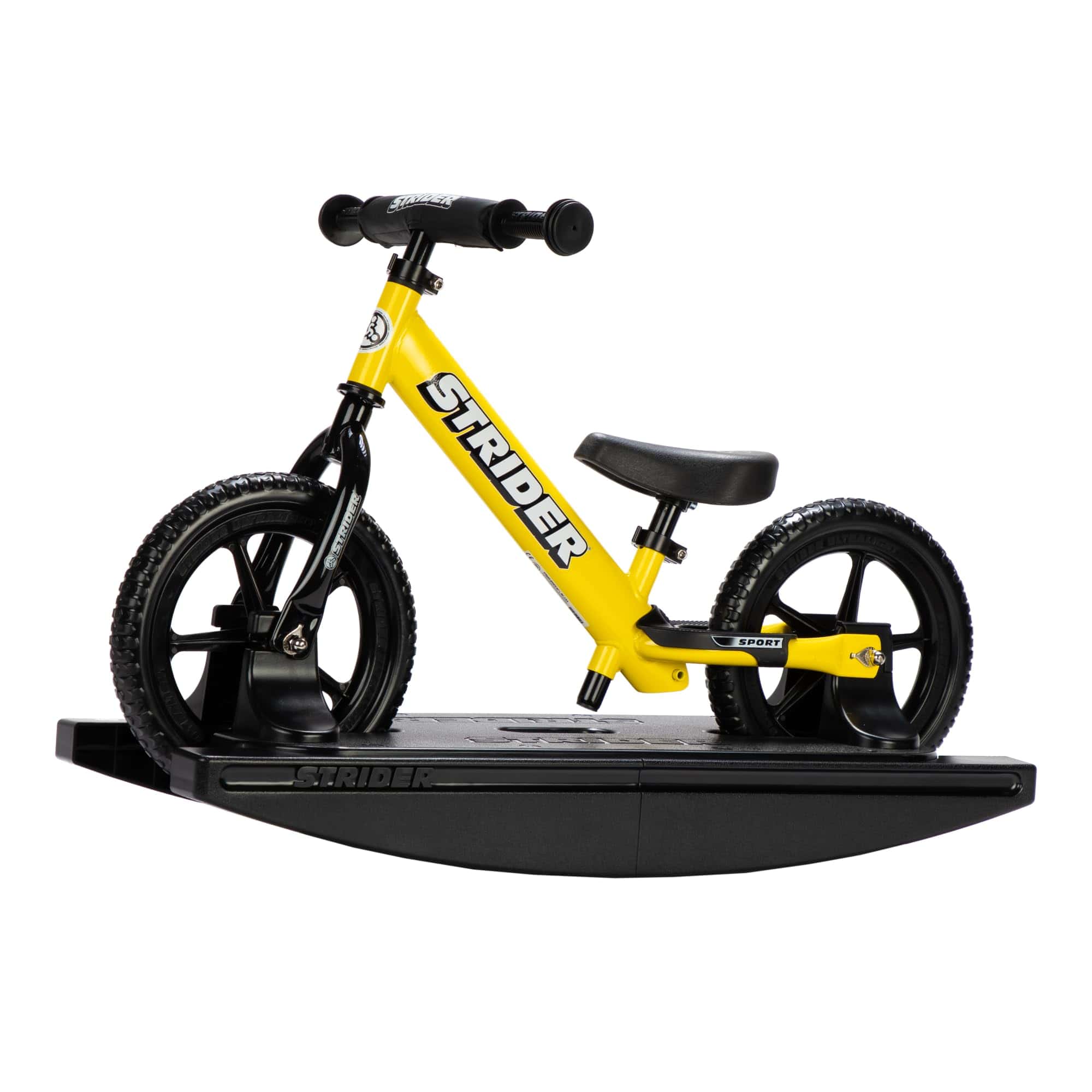Bicicleta Strider 12� Sport (Amarilla) + Base Rockera -