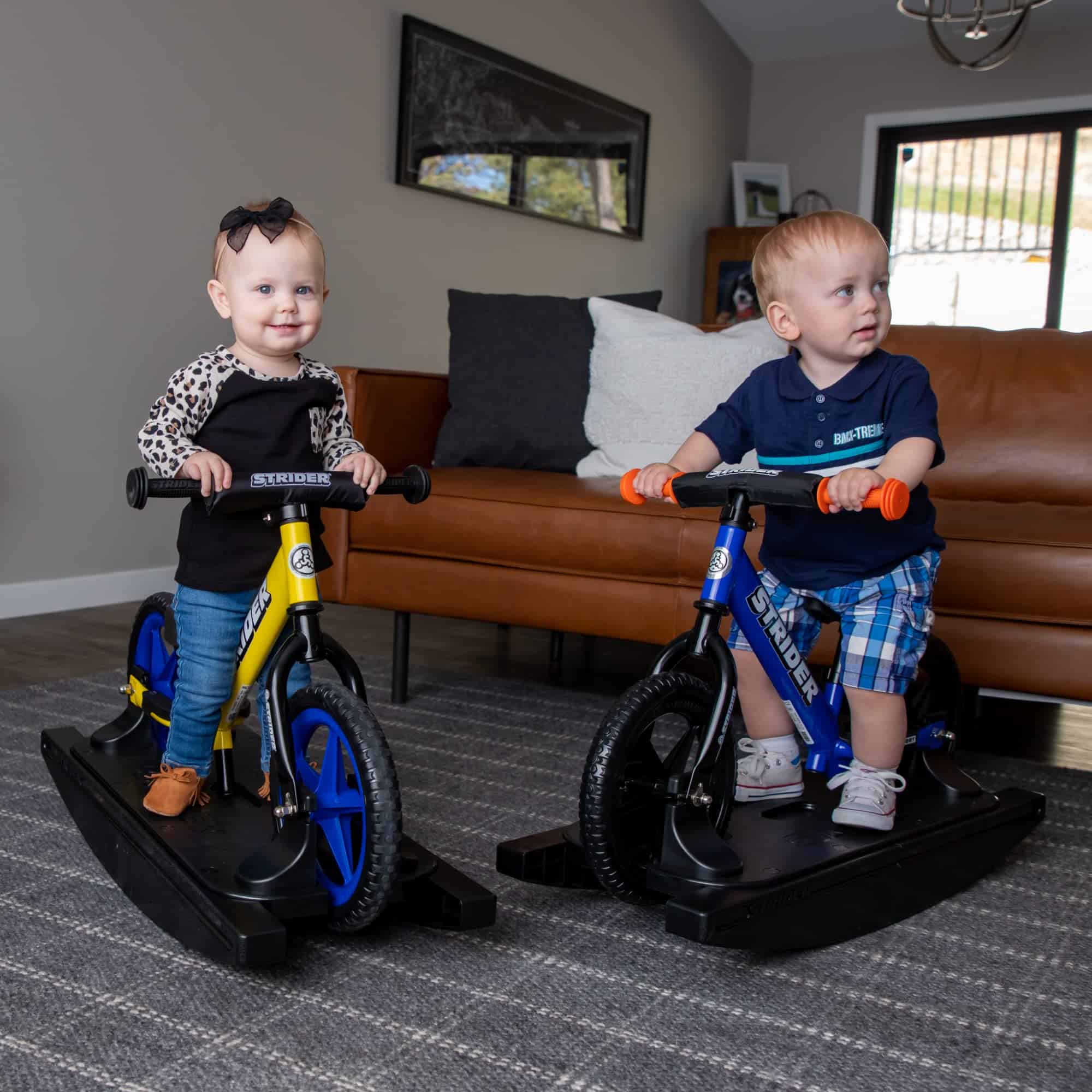 Bicicleta Strider 12� Sport (Amarilla) + Base Rockera - - Imagen 8