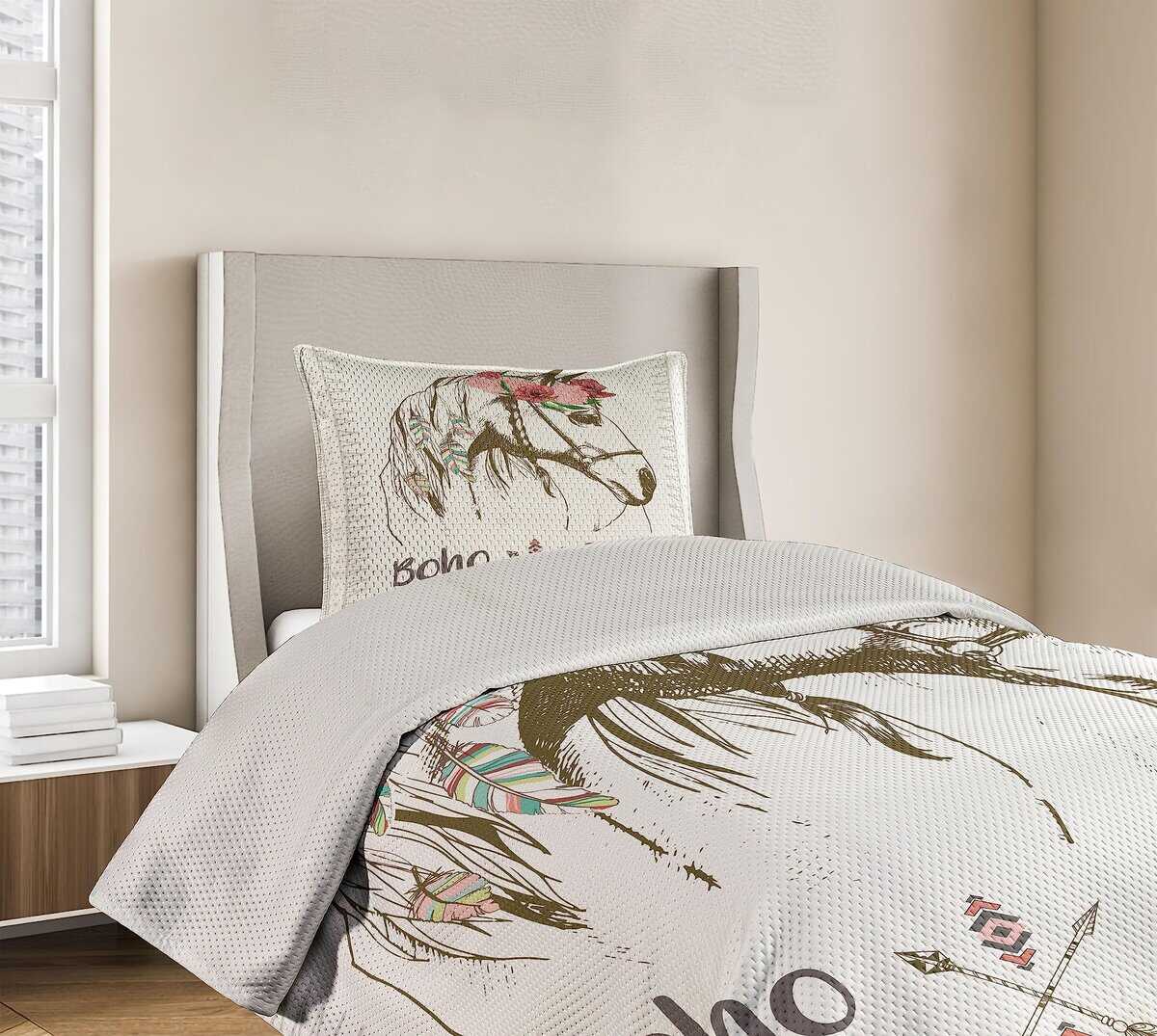 Juego de Colcha Lunarable para Twin Size, Cabeza de Caballo - Imagen 7