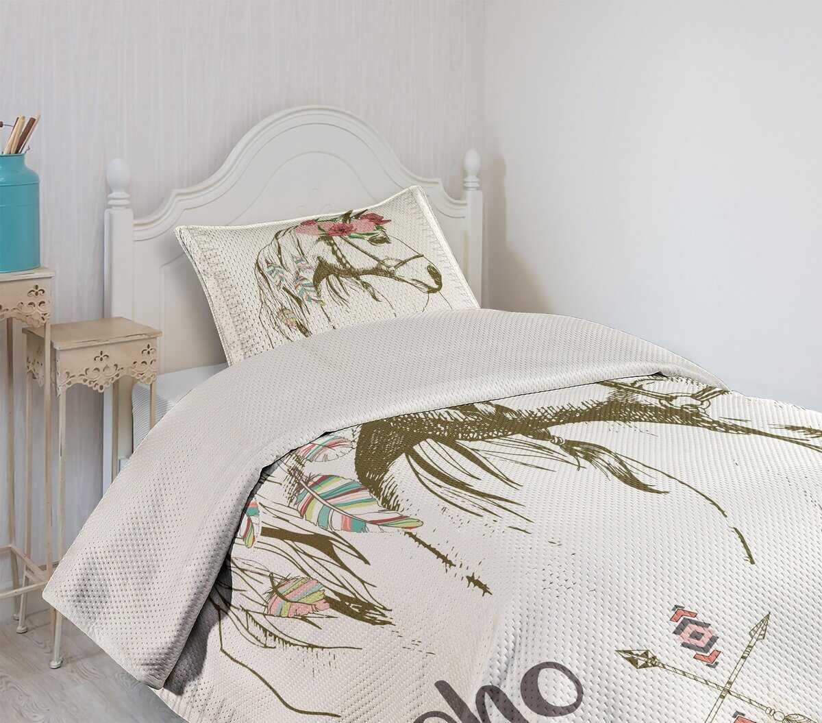 Juego de Colcha Lunarable para Twin Size, Cabeza de Caballo - Imagen 5