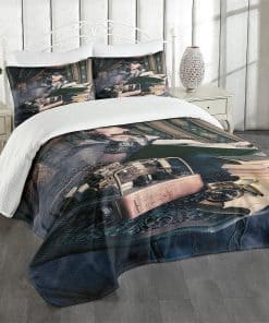 Juego de Colcha Gótica Ambesonne, Retrato de Mujer