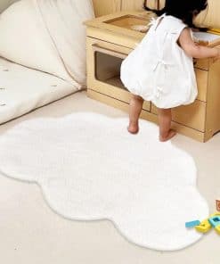 Tapetes para niños en forma de nube, alfombra de rastreo