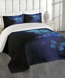 Juego de Colcha Lunarable Dark Blue Queen Size, Inspiración