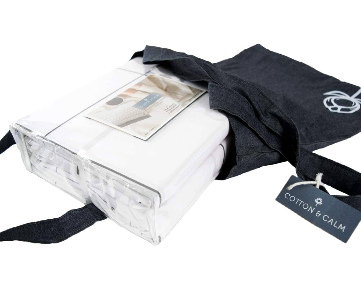 Juego de sábanas premium de alta calidad Cotton & Calm para