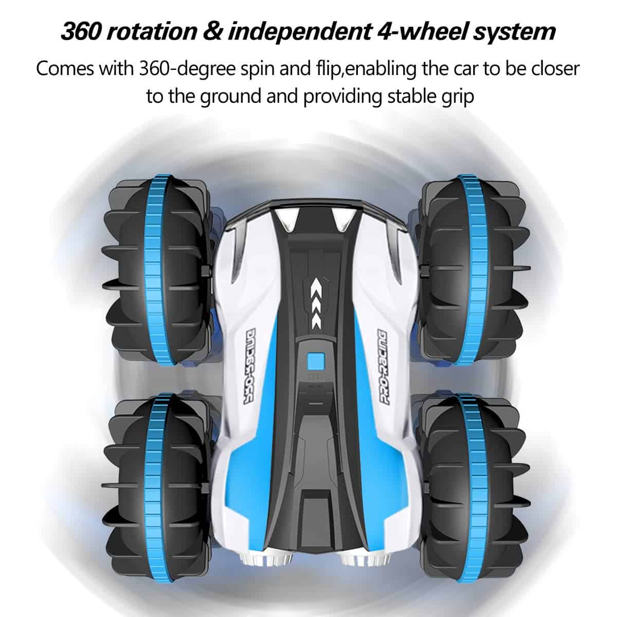 Carro Barco Anfibio Control Remoto para Niños de 6 a 12 - Imagen 4