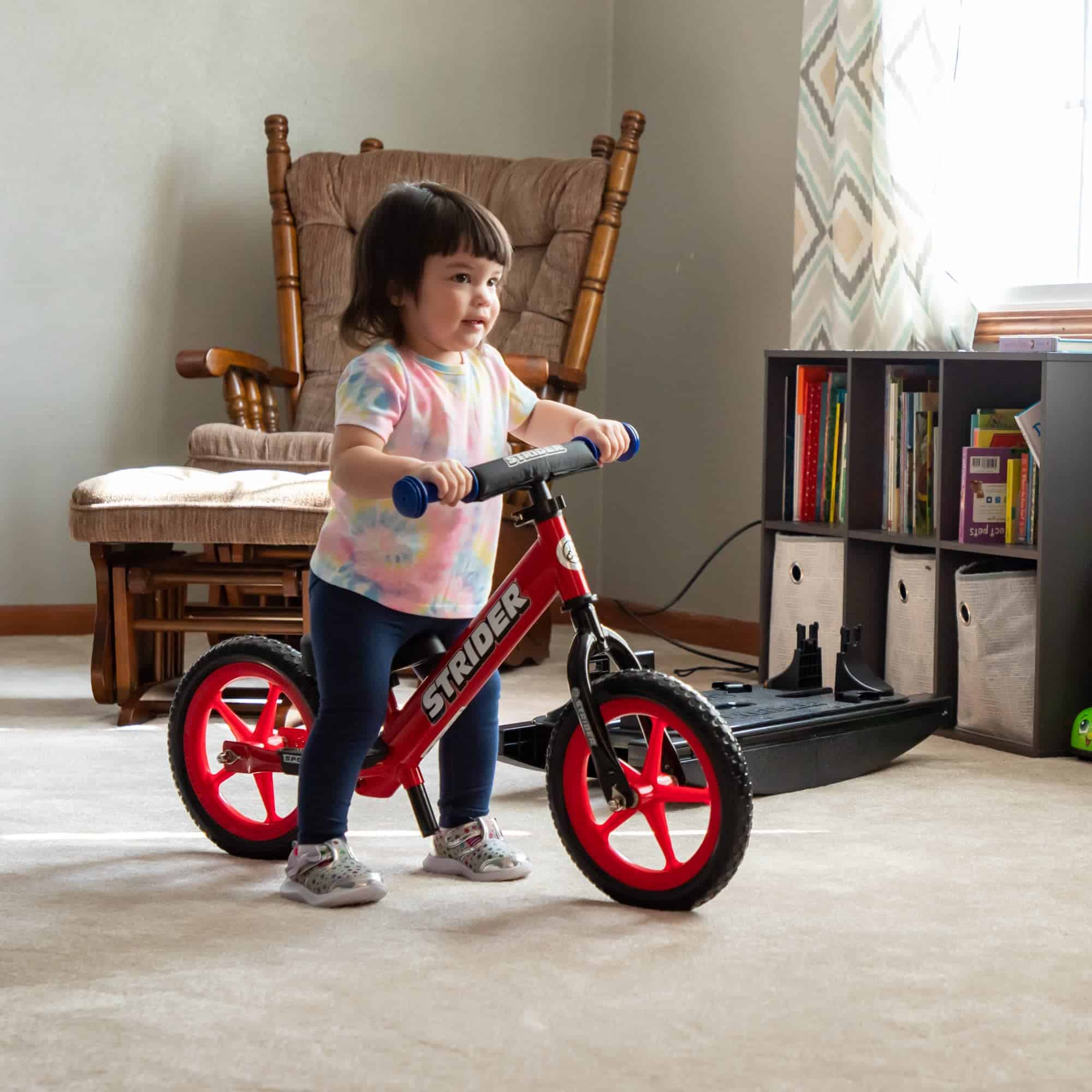 Bicicleta Deportiva Strider 12� (Rojo) + Base Mecedora - - Imagen 8