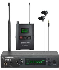 Sistema de Monitor Inalámbrico Estéreo Phenyx Pro UHF,