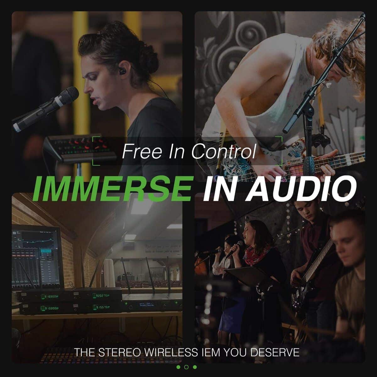 Sistema de Monitor Inalámbrico Estéreo Phenyx Pro UHF, - Imagen 6