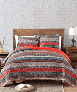 Juego de Colcha Boho Chic Chezmoi Collection Odette de 3