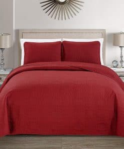 Colcha / Cubrecama Sólida de Marca MK Home Colección en