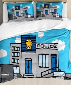 Juego de Funda Nórdica Lunarable Police, Vehículos de