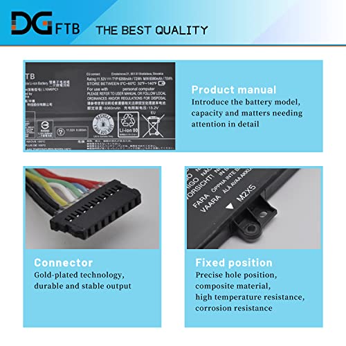 Batería de Portátil DGTECH Nueva L16C6PC1 L16M6PC1 L16L6PC1 - Imagen 3