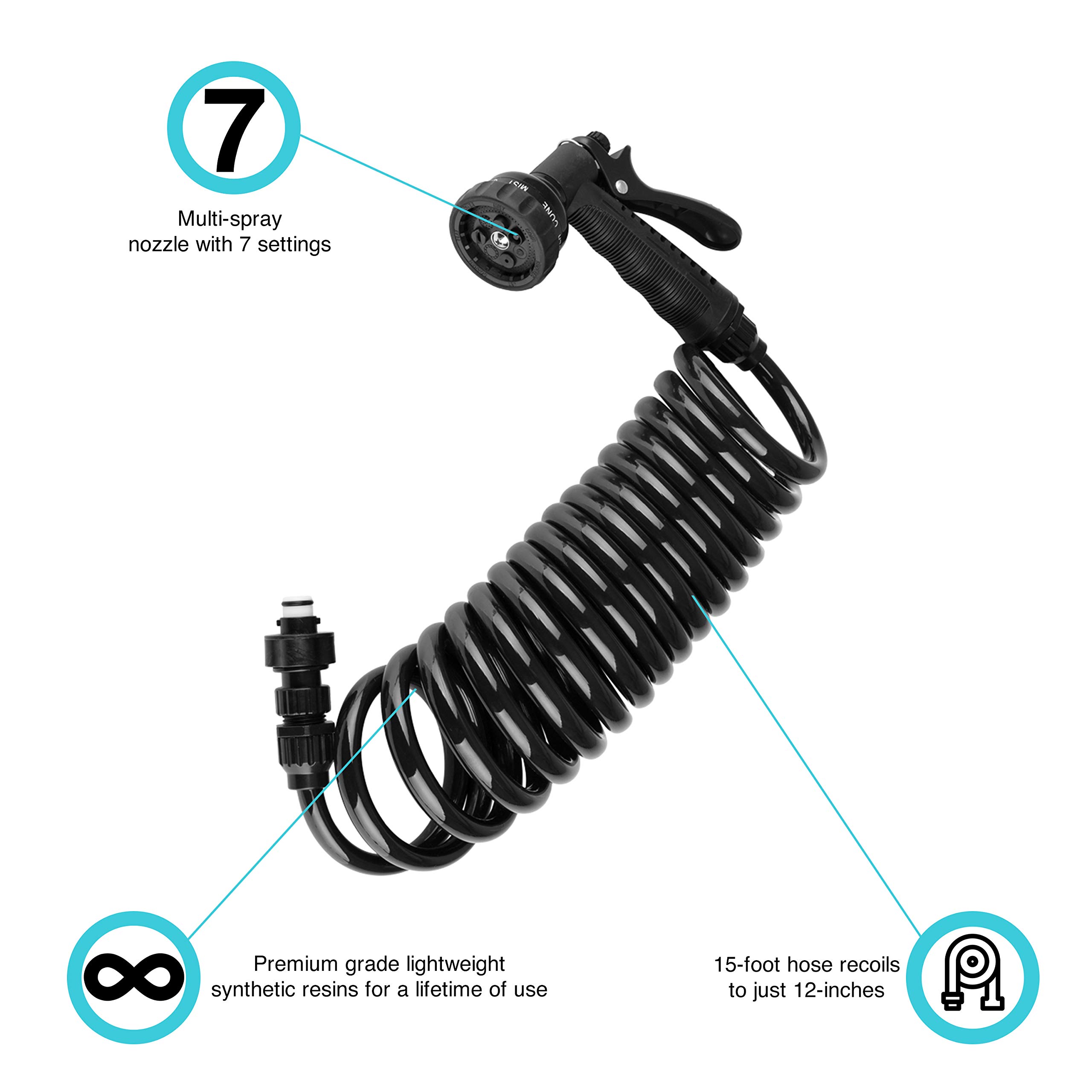 Dura Faucet DF-SA189-BK Kit de Rociador Desmontable de - Imagen 4